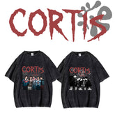 Cortis Poster Cotton Washed Short-sleeved T-shirt