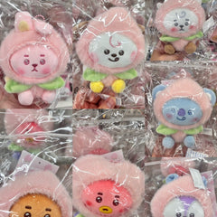 Peach CHIMMY COOKY MANG Plush Doll Pendant