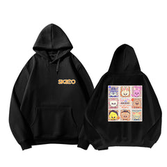 Kpop Cartoon Doll Pocket Hoodie