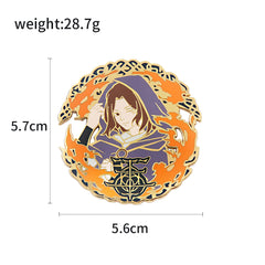 Game Character Brooch Metal Badge