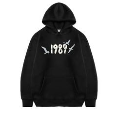 Trendy Taylor 1989 Printed Loose Pullover Hoodie