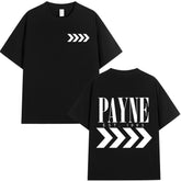 Unisex Liam Letter Print Crew Neck T-Shirt