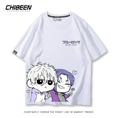 Unisex Anime Print Short-sleeved T-shirt