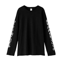 KPOP Style Round Neck Long-sleeved T-shirt