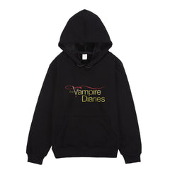 Unisex Tvd Logo Print Warm Pullover Hoodie