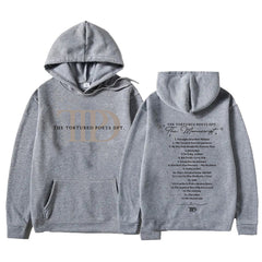 The Tortured Poets Department Printed Casual Hoodie
