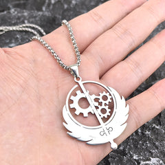 Jedi Logo Stainless Steel Necklace
