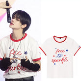Yeonjun Same Style Printed Short-sleeved T-shirt