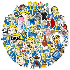 50 Fallout Game Graffiti Stickers