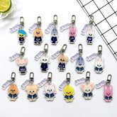 "SKZ" Cartoon Acrylic Keychain Pendant