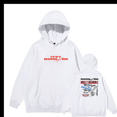 KPOP Album BORN TO BE Print Pullover Hoodie