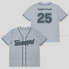 HUENINGKAI TAEHYUN SOOBIN Baseball Jersey Top