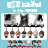 BANGTAN ISLAND Cartoon Acrylic Pendant Keychain