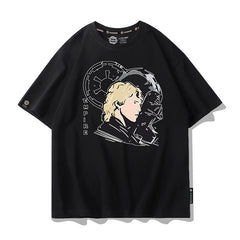 Men's Mandalorian Short Sleeve Cartoon T-Shirt