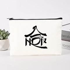 Kpop HOP Logo Canvas Stationery Bag