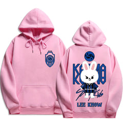 Lee Know KARMA Graphic Printed Hoodie Top