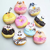 Kpop Donut Doll Plush Keychain Pendant