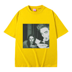 Funny Twilight Edward and Bella Pattern Tee