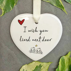 I Wish You Live Next Door Ornament