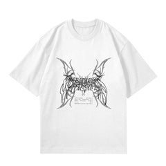 Unisex Kpop Short-sleeved Crew Neck Top