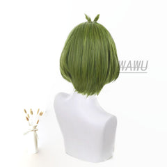 Green Short Hair Anime Cos Wig