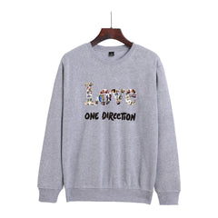 Casual LOVE Print Crew Neck Sweatshirt