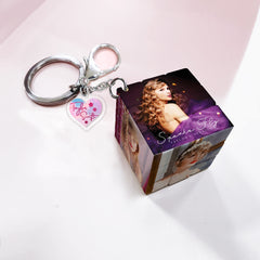 Taylor Rubik's Cube Pendant Keychain
