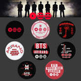 BANGTAN World Tour Tinplate Badge Mirror Keychain
