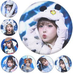 Chuu Performance Photo Badge Mirror Keychain