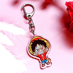 Luffy Zoro Acrylic Keychain Pendant