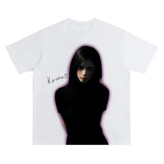 Vintage Karina Crew Neck Cotton T-shirt
