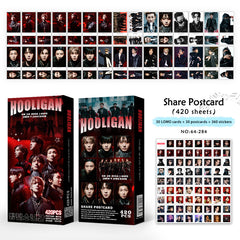 BANGTAN Hooligan Postcard Stickers