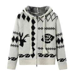 Karina Same Women's Hooded Sweater Cardigan
