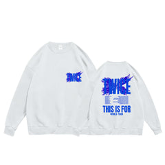 Twice THIS IS FOR Logo Fleece Crew Neck Sweatshirt