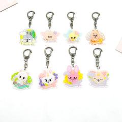 Cartoon Kpop Acrylic Keychain