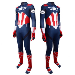 Captain America COS Costume Jumpsuit