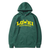 Unisex Casual Loki Letter Print Sports Hoodie