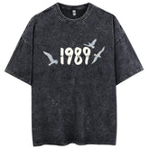 Retro Unisex Taylor Printed Cotton T-shirt