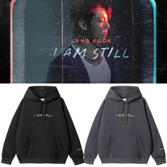 JUNGKOOK I AM STILL Print Pullover Hoodie