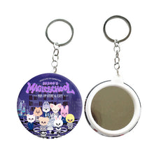 "SKZ'S MAGIC SCHOOL" Badge Mirror Keychain Pendant