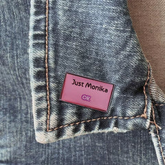 Game Just Monika OK Badge Pin