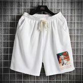 Men's Anime Loose Breathable Beach Shorts