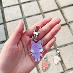 KPOP Cartoon Double-sided Keychain Pendant