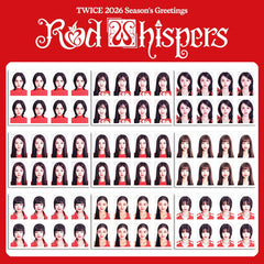 TWICE RED WHISPERS One Inch ID Photo