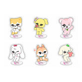 Cute Cartoon Transparent Acrylic Ornament