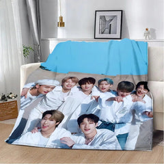SKZ Printed Flannel Blanket