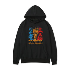 Trendy Anime Graphic Pullover Hoodie Top