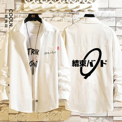 Unisex Anime Yamada Long Sleeve Shirt Thin Jacket