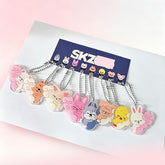 SKZ World Tour Cloud Keychain Pendant Set