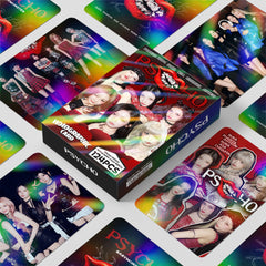 124pcs BM PSYCHO Flash Photocard Stickers